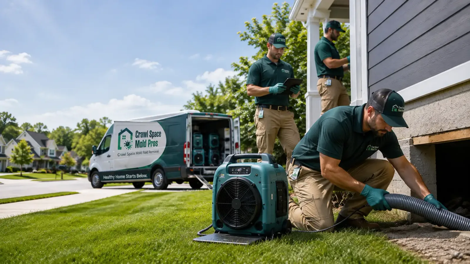 Crawl Space Mold Removal in Maryland